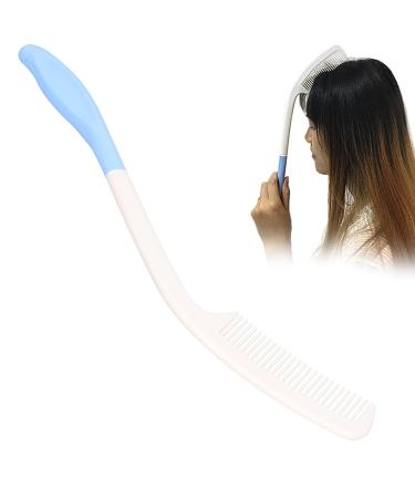 Long Handle Comb for Elderly | Curved Blue & White Handles | Living Aids for Enhanced Comfort - Buy Online on GoSupps.com