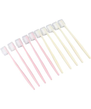 YWBL-WH 10-Part Soft Bristle Toothbrush Set - Portable Travel Toothbrushes with Sleeves for Adults - Buy Online on GoSupps.com