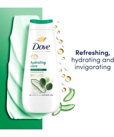  Dove Dove Advanced Care Moisturizing Shower Gel with Aloe and Birch Water 12 x 400 ml - Buy Online on GoSupps.com