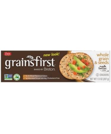 Dare Breton Crackers Variety Pack - Original Multi-grain, Sesame, Cabaret, Crisp & Buttery, Grainsfirst - 35 oz with Make Your Day Spreader - Buy Online on GoSupps.com