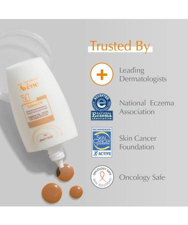 Eau Thermale Avene Mineral Tinted Sunscreen Fluid 1.7 fl.oz. | Sensitive Skin | Reef Friendly | Antioxidant Protection - Buy Online on GoSupps.com