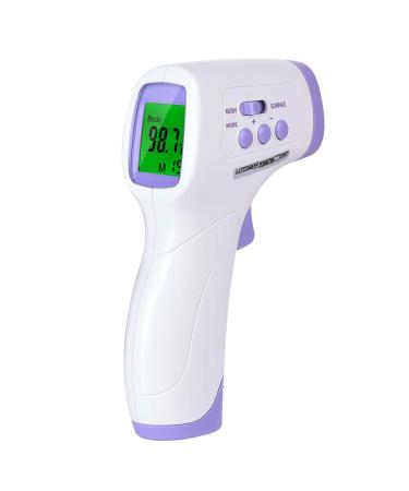 Digital Infrared Thermometer for Adults and Kids Baby Babies Forehead Thermometer Touchless Basal Thermometer No Touch Fever Instant Read Thermometers for Humans, Home, Offices, School, Shopping Mall B-Thermometer