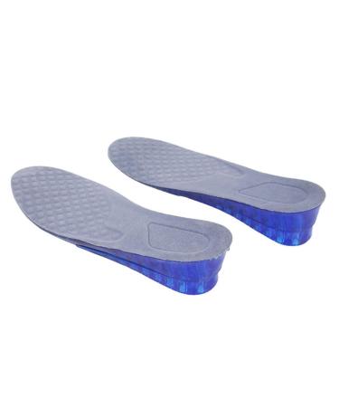 FOMIYES 1 Pair Height Increasing Full Insole Toilet Tissue Shoe Inserts Heel Pad Shoe Lift Insert Silicone Height Lift Inserts Breathable Heighten Insole Honeycomb Insoles Orthopedic Blue 24.50X8.60X5.00CM
