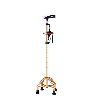 Walking Stick Four feet Elderly Non-Slip Abdomen Telescopic Abdomen Old Man Walking Stick Light Crutches Elegant