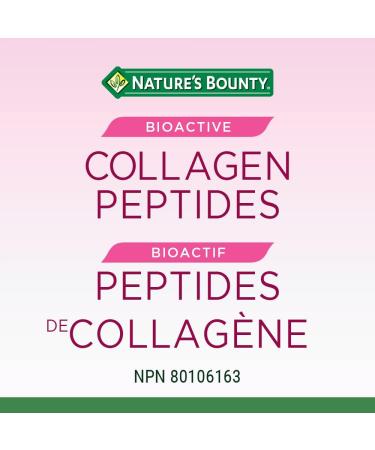 Nature's Bounty Bioactive Collagen 2500mg Peptides Helps Reduce Wrinkles Clinically Studied 150 Count - Buy Online on GoSupps.com