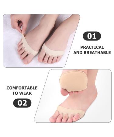 FOMIYES Forefoot Half Socks & Heel Protector Pads - 6 Pairs of Cushions for High Heels - Comfortable Insole Inserts for Women - Buy Online on GoSupps.com