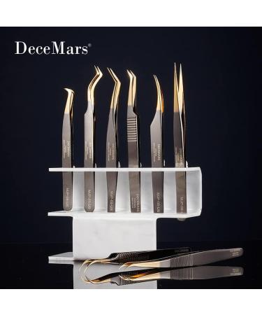 DeceMars MJP-01-US Eyelash Extensions Tweezers for Lash Artists | Precision Tools for Perfect Lashes - Buy Online on GoSupps.com