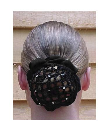 Dover Saddlery Hair Net Bun Cover - Black