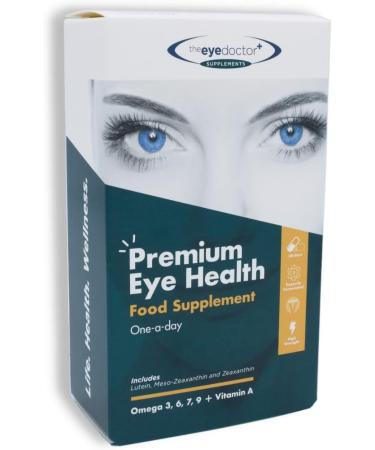 Eye Doctor Dry Eye Supplement - 270 Vegan Capsules with Lutein, Zeaxanthin, Omega 3 & More - Vision Health Support - 270 Count - Buy Online on GoSupps.com