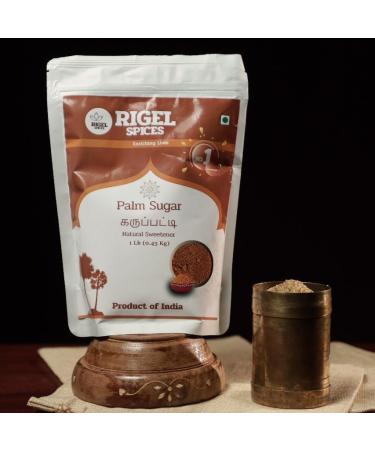 Rigel Spices Palmyra Palm Sugar - 1 Lb (0.45 Kg) of Pure Bliss | Naturally Crafted, Unbleached, Chemical-Free Sweetener - Buy Online on GoSupps.com