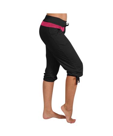 Women Comfy Gym Sports Joggers Sweatpants Harem Elasticated Trouser Causal Running Fitness Workout Lounge Pants Jogging Tracksuit Bottoms Loungwear 1847-djufh-a-black L