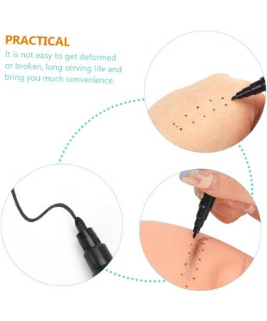 FOMIYES 20 Pcs Eyebrow Marker Pen Salon Mapping Pen Tattoos Accessory Plastic Eyebrow Shape Use a Pen - Buy Online on GoSupps.com