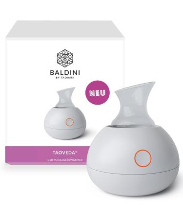 Baldini TaoVeda Massage Oil Warmer with Glass Jar - Even Heating Without Water in 3 Minutes - Up to 50 ml Massage Oil - Drip-Free Massage Accessories - Buy Online on GoSupps.com