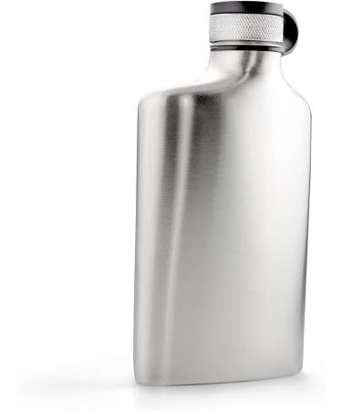 GSI Outdoors Glacier Stainless Hip Flask - 8 oz. Silver for Camping, BBQ, Backpacking & Travel - Buy Online on GoSupps.com
