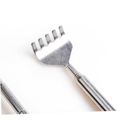 Beavorty 2-in-1 Retractable Stainless Steel Back Scratcher | Telescopic Design for Elderly | Long Reach & Comfort - Buy Online on GoSupps.com