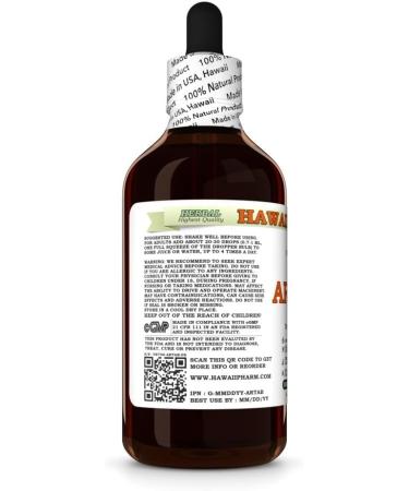 Arjuna (Terminalia Arjuna) Dry Bark Glycerite Made in Hawaii Organic Raw Materials All Natural Vegan Lab Tested Alcohol-Free Liquid Extract - 4 fl.oz 4 Fl Oz (Pack of 1) - Buy Online on GoSupps.com