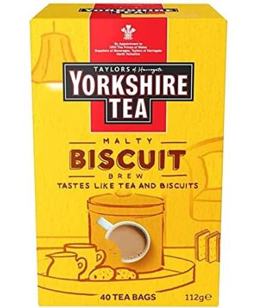 Yorkshire Tea Bags Bundle - Malty Biscuit and Toast & Jam Brew Flavoured Tea (80 Bags) - Buy Online on GoSupps.com