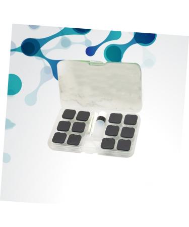 JECOMPRIS Black Contact Lens Case with Tweezers Portable Mussel Shell Design Perfect for Travel | 15.8x9.5cm Lens Care Container - Buy Online on GoSupps.com