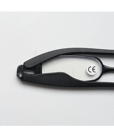 Lanomi Foldable Reading Glasses - 360 Rotating Temples Mini Pocket Reader Metal Design | +1.00 to +4.00 Diopters in Brown - Buy Online on GoSupps.com