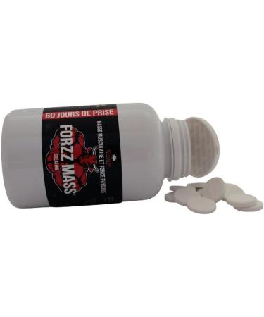 Creatine Monohydrate 3510 mg Vegan | FORZZ MASS 180 Tablets | German Quality | Muscle Gain | Compatible with Gainer & Proteins Bodybuilding | Approximately 2 Months | Made in France - Buy Online on GoSupps.com
