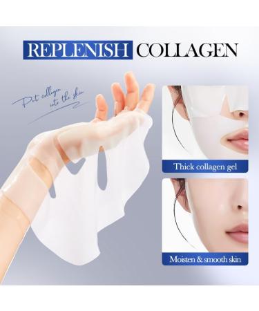 SADOER Baby Skin Collagen Moisturizing Facial Mask 30ml Deep Hydration with 8D Technology Wrinkle Softening - Buy Online on GoSupps.com