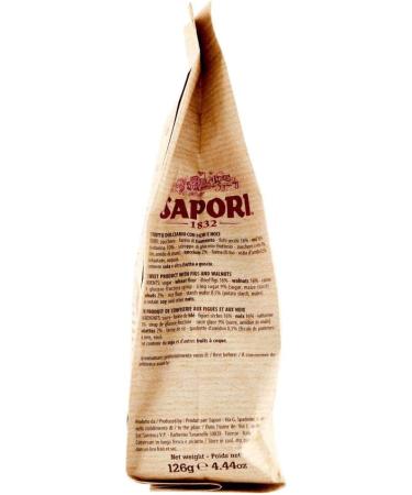  Sapori Sapori Delizie Fichi e Noci Confectionery with Figs and Nuts 126g Bags with 7 Individual Portions Italian Christmas Specialities - Buy Online on GoSupps.com