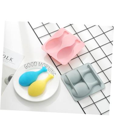 Zerodeko 4 Pcs Basket with Handle DIY Heart Shaped Cooking Spoons Candy Mold Silicone Mold Silicone Cake Moulds Cake Decorating Fried Chicken Mold Cake Molds Silicone Baking Fudge Drumstick 15.8*14.9 CMx2pcs - Buy Online on GoSupps.com