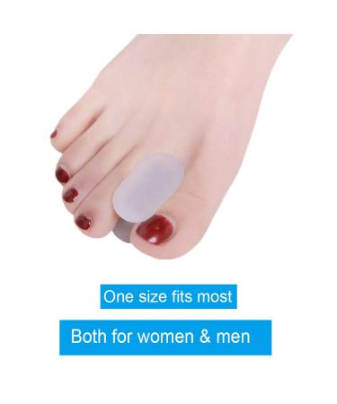 Toe Spacers 8 Pack - Bunion Corrector & Toe Separator for Overlapping Toes - Men & Women - Buy Online on GoSupps.com