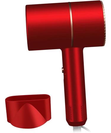 barenx Hammer Hair Dryer Constant Temperature Fast Drying Blow Dryer 3 Gears Hot & Cold Wind for Home Travel US Plug - Red - Buy Online on GoSupps.com