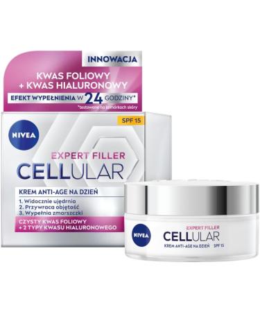 Beiersdorf AG Nivea Set of 2 CELLULAR EXPERT FILLER day cream and serum 1 x 50 ml 1 x 30 ml - Buy Online on GoSupps.com