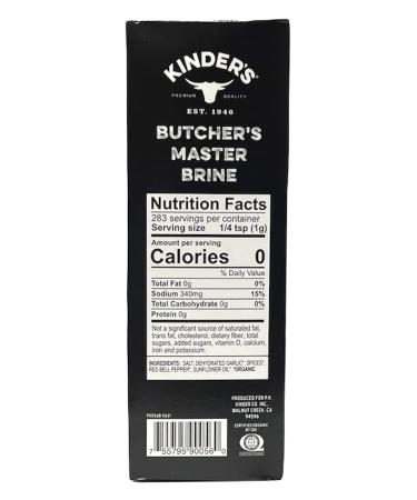 Kinder's Organic Turkey Brine and Rub Kit 11.25oz with Brining Bag | Gluten-Free, USDA Organic, Kosher - Buy Online on GoSupps.com