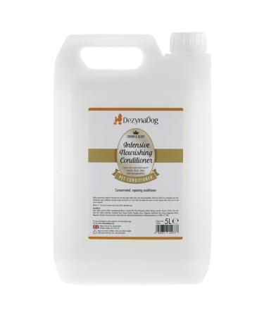 DezynaDog Crown & Glory Intensive Nourishing Dog Conditioner - Revitalising Conditioner for Dogs - Dog Conditioner for Matted Coats - Preserves & Restores Coat - Prevents Damage & Tangling 5 Litre