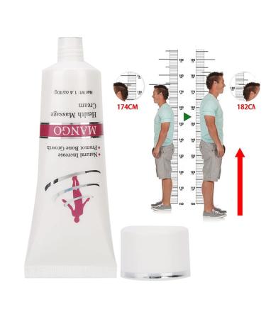 40g Natural Body Growth Foot Cream & Muscle Massage Oil - Promote Bone Growth & Foot Care - Buy Online on GoSupps.com