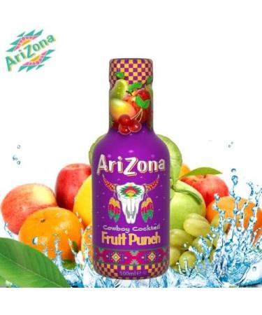 Arizona Tea Pick N Mix - Create Custom Tea Combo with 5+ Flavours | Blueberry White Tea Fruit Punch Kiwi Strawberry Watermelon | 6 Pack (500ml each) - Perfect Tea Gift Set for Tea Lover Pack of 6 - Buy Online on GoSupps.com