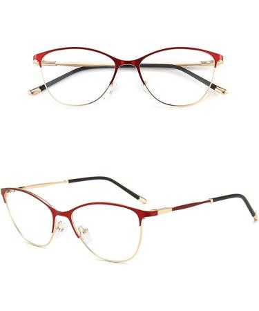 Riccie Women's Intelligent Varifocals Reading Glasses - Multi-Focus Anti-Blue Metal Frame HD Aspherical - From +1.0 to +3.0 - Buy Online on GoSupps.com