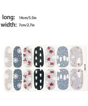 dijiusidy Nail Art Stickers Self-Adhesive Fingernail Decal with Strap Glue DIY Art Decor Full Cover Manicure Kits for Women Girls YMX196 - Buy Online on GoSupps.com