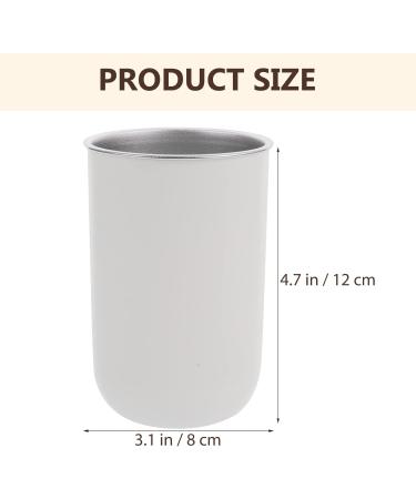 Alipis Stainless Steel Mouthwash Cups Set - 4 Travel Toothbrush & Kids Bathroom Cups for Drinking & Oral Care - Buy Online on GoSupps.com