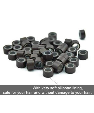 2500pcs 5mm Silicone Lined Micro Rings Links Beads for Hair Extensions - Multi-colored - Buy Online on GoSupps.com