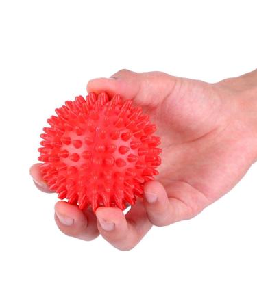 Massage balls with 7.5 cm/9 cm Different size of long-lived plastic massage experts for body fitness finger relaxing tool (7.5cm-red) 7.5cm red