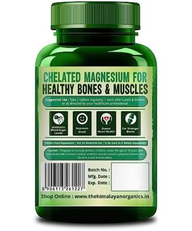 Magnesium Citrate Glycinate Oxide Complex Supplement - 120 Tablets | Supports Sugar Level, Heart Health & Strong Bones for Men & Women - Buy Online on GoSupps.com