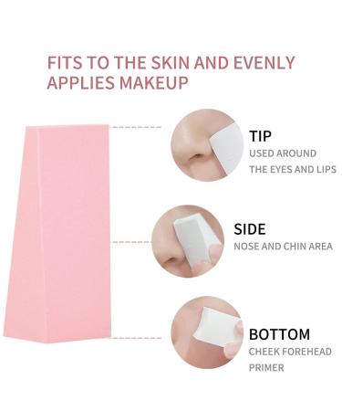 48 Pieces Triangle Makeup Sponges - Washable Small Sponges for Liquid & Cream Foundation - Perfect for Flawless Application - Buy Online on GoSupps.com