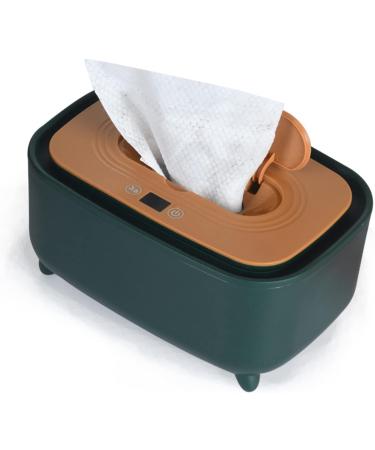 Baby Wipe Warmer Dispenser - Intelligent Adjustable Temperature, Large Capacity PP Material, Green - Buy Online on GoSupps.com