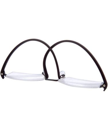 REAVEE 3 Pack Half Frame Reading Glasses with Portable Case - Thin Lightweight Readers Spring Hinged - Black/Blue/Brown 2.0 - Buy Online on GoSupps.com