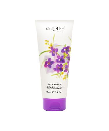 Yardley Of London April Violets Moisturizing Body Wash for Women 6.8 Ounce