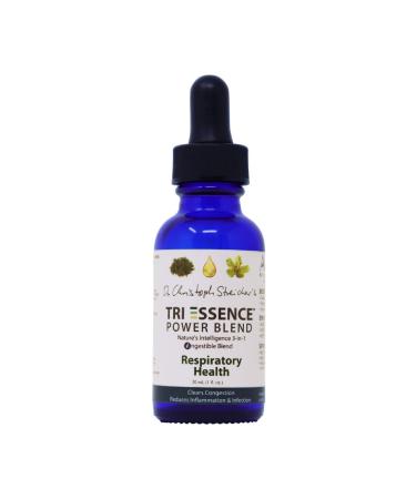 Respiratory Health Tri-Essence Power Blend - Blended with Natural Herbal Extracts Flower Essences and Essential Oils - Size: 240 mL (8 fl. oz.) 8 Fl Oz (Pack of 1)