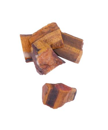 SOESFOUFU Natural Gemstone 5pcs African Decor Irregular Stone African s Eye Rough Stone Tiger's Eye Stone Materials Rock Mineral As Shown Size 2