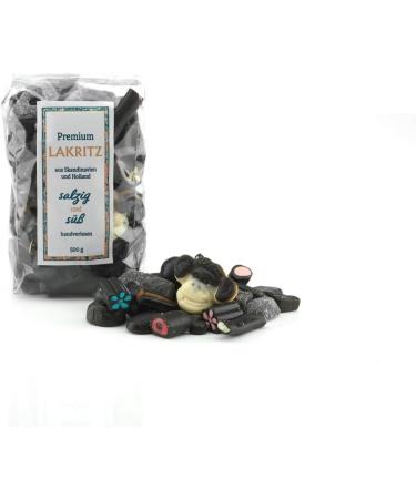  FRANCK ET OLIVIER Premium Licorice Mix 500g - Hand Selected Liquorice Specialties from Scandinavia and Holland - Sweet and Savoury Mix - Gift or Enjoy Yourself - Buy Online on GoSupps.com