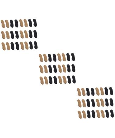 Mobestech 60 Pairs Roll on Heel That Heelie Wheel Shoes Pads Heel Cups for Shoes High Feet Pads for Shoes Heel Pad Thicken Invisible Sticker Foot Protector Follow up