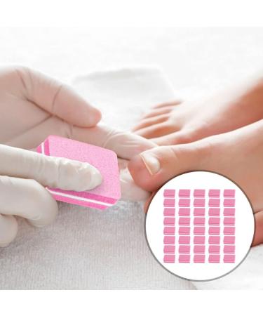Beaupretty 100-Piece Nail File Set - EVA Sponge Nail Buffer & Nail Accessories for Perfect Nail Shape & Polish - Mini Pink - Buy Online on GoSupps.com