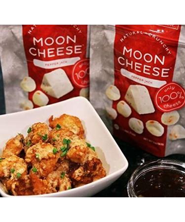 Moon Cheese Pepper Jack - 100% Natural Cheese Snack - 2 oz (12 Pack) | Healthy On-the-Go Snack - Buy Online on GoSupps.com